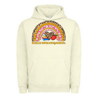 Pigment Pistachio back to school rainbow hello kindergarten Urban Hoodie - AdoDesignShop