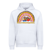 White back to school rainbow hello kindergarten Urban Hoodie - AdoDesignShop