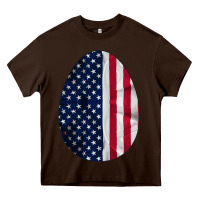 Chocolate Brown AMERICAN FLAG Heavy Core Tee - Bettercallsaul