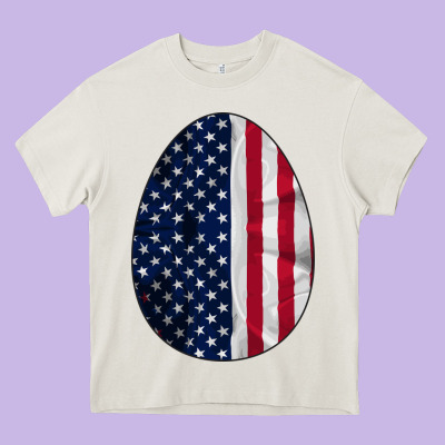American Flag Heavy Core Tee Designed By Bettercallsaul