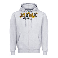 Heather Grey western mama of both Zipper Hoodie - Artiststas
