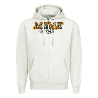 Oatmeal Heather western mama of both Zipper Hoodie - Artiststas