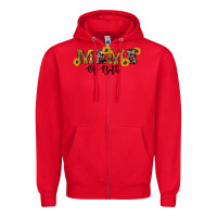 Red western mama of both Zipper Hoodie - Artiststas