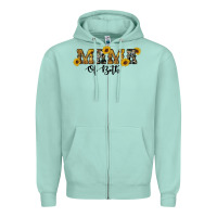 Seafoam western mama of both Zipper Hoodie - Artiststas