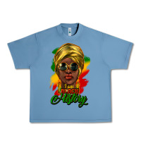 Pebble Blue I am Black History Urban Heavy Tee - HowdyJamesFarm
