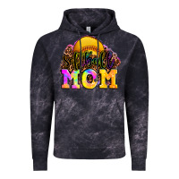 Cloud Black softball mom Vintage Hoodie - OliviaCreatesArt