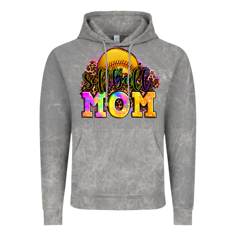 Softball Mom Vintage Hoodie by OliviaCreatesArt | Teevron