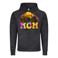 Vintage Black softball mom Vintage Hoodie - OliviaCreatesArt
