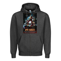 Charcoal Heather Army Of Darkness Movie Poster Classic Zipper Hoodie - longCreatives