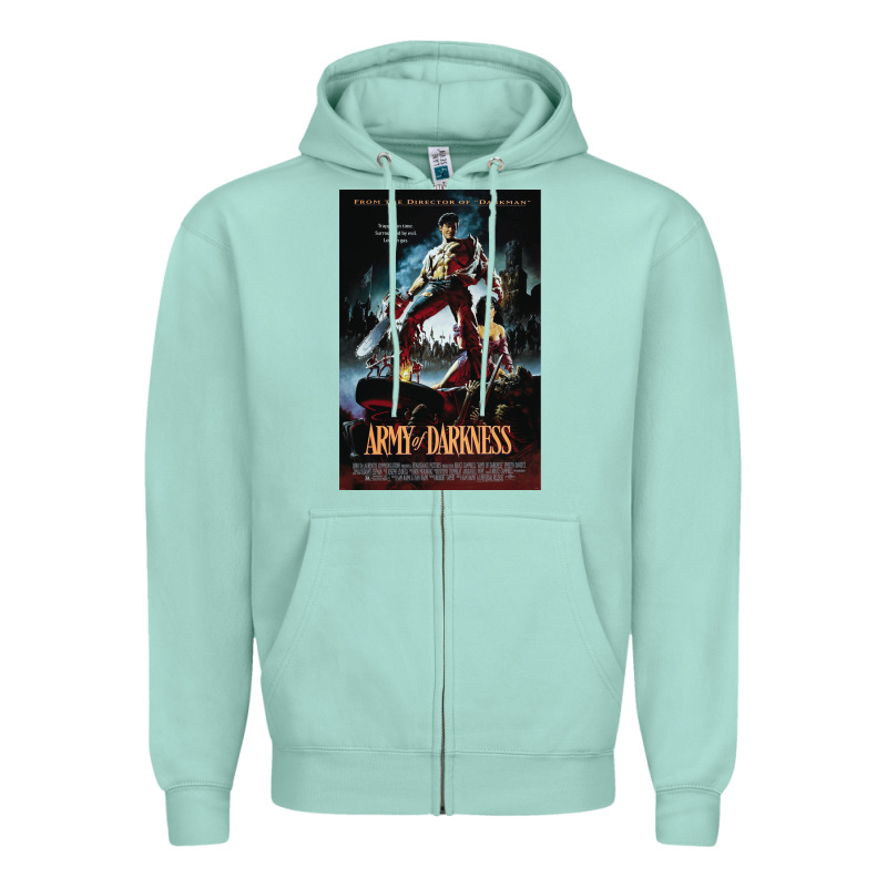 Army Of Darkness Movie Poster Classic Zipper Hoodie by longCreatives | Teevron