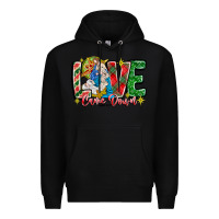 Black Love Came Down Premium Hoodie - CowhideDigitalArt