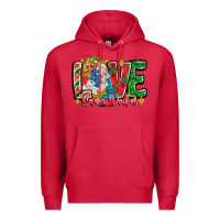 Cardinal Love Came Down Premium Hoodie - CowhideDigitalArt