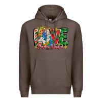 Coffee Love Came Down Premium Hoodie - CowhideDigitalArt