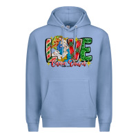 Colony Blue Love Came Down Premium Hoodie - CowhideDigitalArt