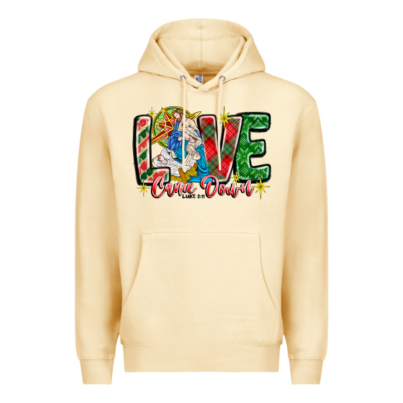 Love Came Down Premium Hoodie by CowhideDigitalArt | Teevron