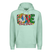 Seafoam Love Came Down Premium Hoodie - CowhideDigitalArt
