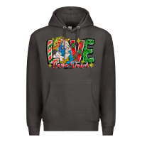 Smoke Love Came Down Premium Hoodie - CowhideDigitalArt