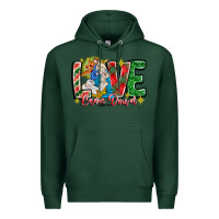 Sports Green Love Came Down Premium Hoodie - CowhideDigitalArt