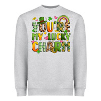 Heather Grey you're my lucky charm Heavyweight Sweatshirt - Artiststas