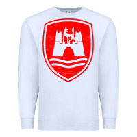 White Wolfsburg Classic Volkswageen Premium Sweatshirt - longCreatives