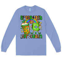 Colony Blue St. Patrick's Breakfast of leprechaun Long Sleeve Tee - OliviaCreatesArt