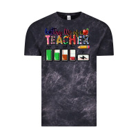 Cloud Black battery life of teacher Vintage Tee - CowGirlArtShop