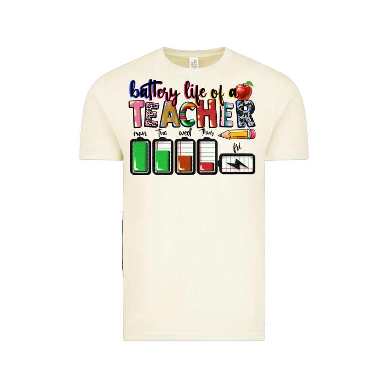 Battery Life Of Teacher Vintage Tee by CowGirlArtShop | Teevron