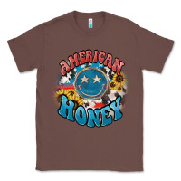Chestnut American honey smiley Classic Tee - HowdyJamesFarm