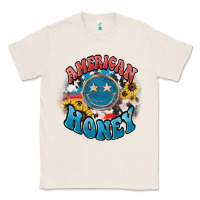 Natural American honey smiley Classic Tee - HowdyJamesFarm