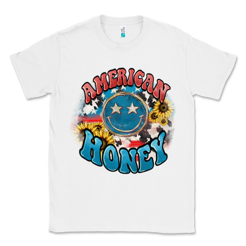 American Honey Smiley Classic Tee by HowdyJamesFarm | Teevron