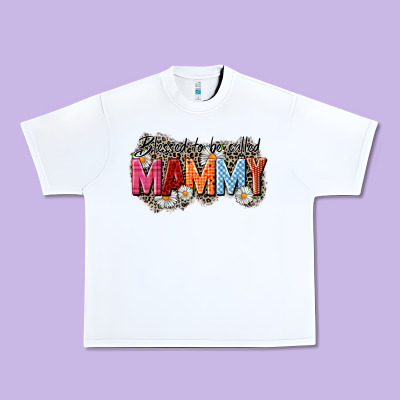 Blessed To Be Called Mammy Urban Heavy Tee Designed By Cowgirlartshop