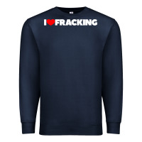 Navy I Love Fracking Premium Sweatshirt - longCreatives