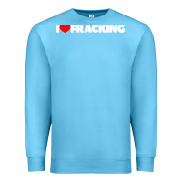 Ocean Blue I Love Fracking Premium Sweatshirt - longCreatives