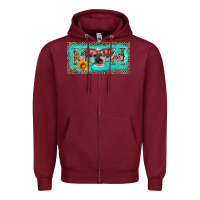 Burgundy mom heifer license plate Zipper Hoodie - Artiststas