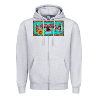 Heather Grey mom heifer license plate Zipper Hoodie - Artiststas