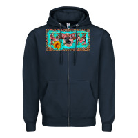 Navy mom heifer license plate Zipper Hoodie - Artiststas