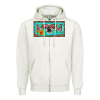 Oatmeal Heather mom heifer license plate Zipper Hoodie - Artiststas