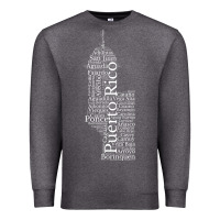 Charcoal Heather Puerto Rico El Moro Prideful Puerto Rican Cities and Towns Premium Sweatshirt - longCreatives