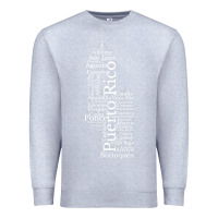 Heather Grey Puerto Rico El Moro Prideful Puerto Rican Cities and Towns Premium Sweatshirt - longCreatives