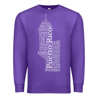 Purple Puerto Rico El Moro Prideful Puerto Rican Cities and Towns Premium Sweatshirt - longCreatives
