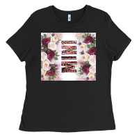 Black mother’s day mini flowers tumbler tbs Ladies Tee - TumblerDesignByShophia