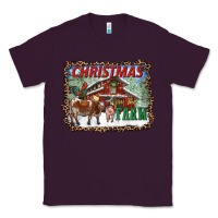 Plum Christmas On The Farm Classic Tee - RanaPortraitStore