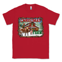 Red Christmas On The Farm Classic Tee - RanaPortraitStore