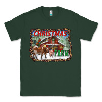 Sports Green Christmas On The Farm Classic Tee - RanaPortraitStore