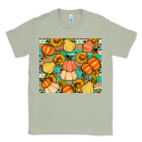 Matcha pumpkin sunflowers leaves Classic Tee - Artiststas