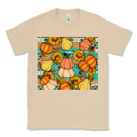 Mushroom pumpkin sunflowers leaves Classic Tee - Artiststas