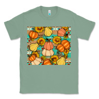 Sage pumpkin sunflowers leaves Classic Tee - Artiststas