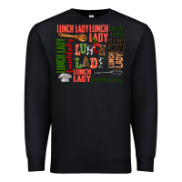 Black lunch lady Premium Sweatshirt - AdoDesignShop