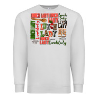 Dove Grey lunch lady Premium Sweatshirt - AdoDesignShop