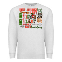 Oatmeal Heather lunch lady Premium Sweatshirt - AdoDesignShop